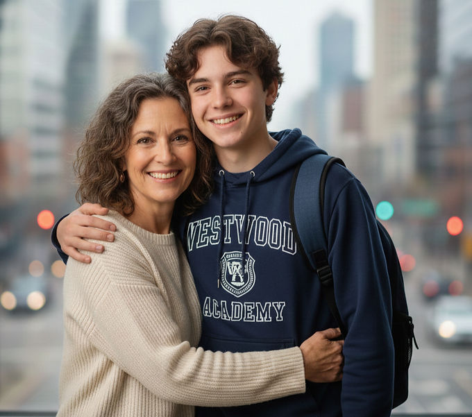 Happy Family After Taking IB Tutoring with I can IB